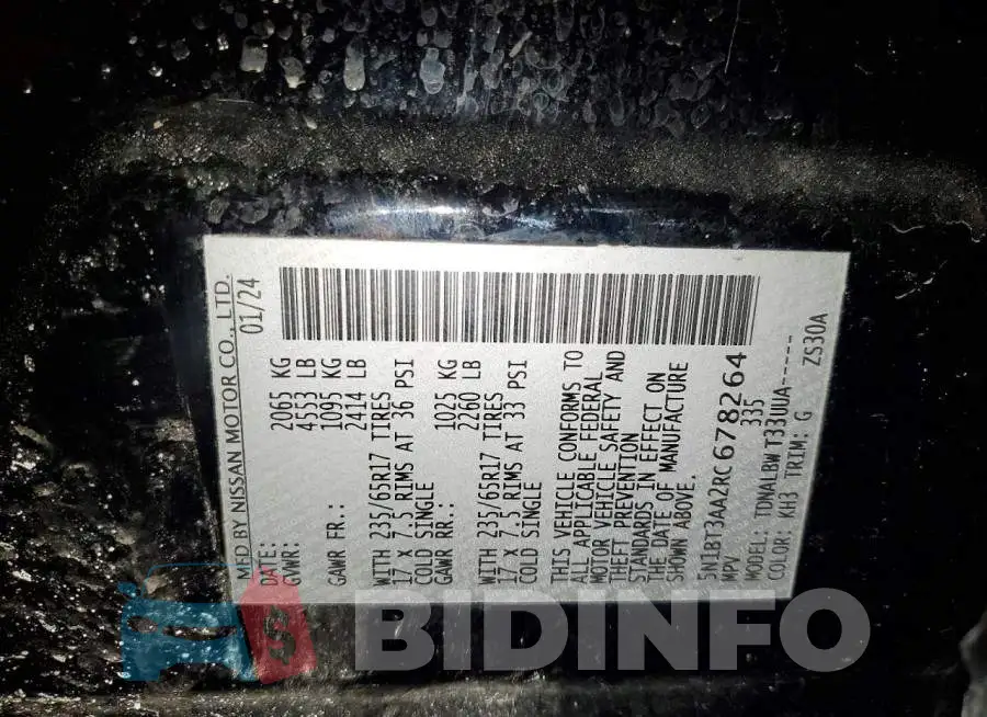 5N1BT3AA2RC678264 Photo# 14