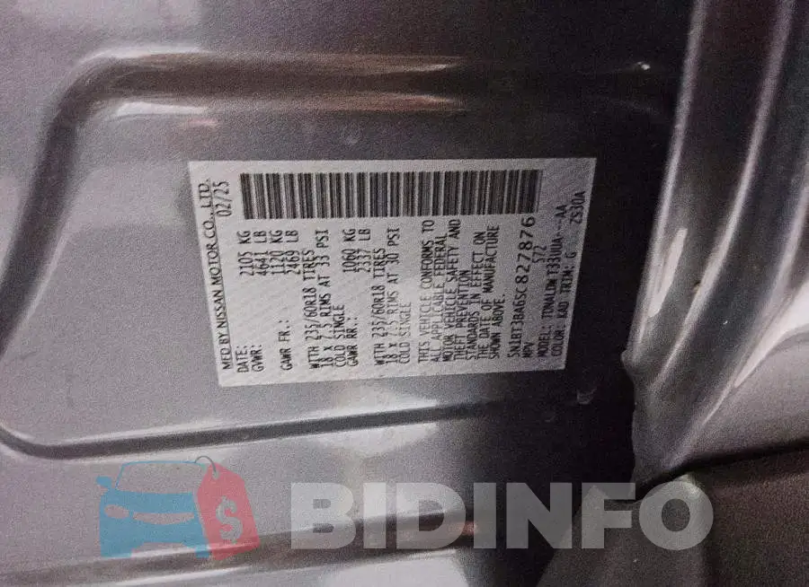 5N1BT3BA6SC827876 Photo# 14