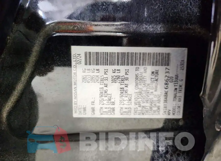 5N1BT3BA8RC686237 Photo# 13