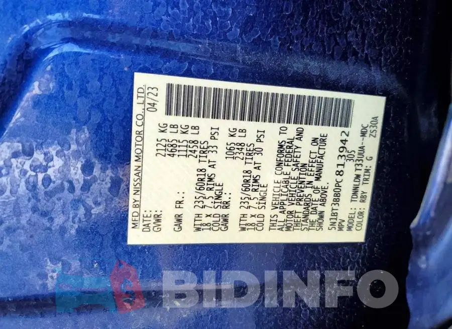 5N1BT3BB0PC813942 Photo# 13
