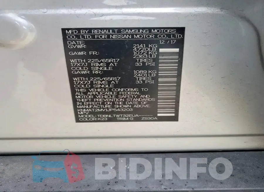 KNMAT2MV1JP543203 Photo# 12