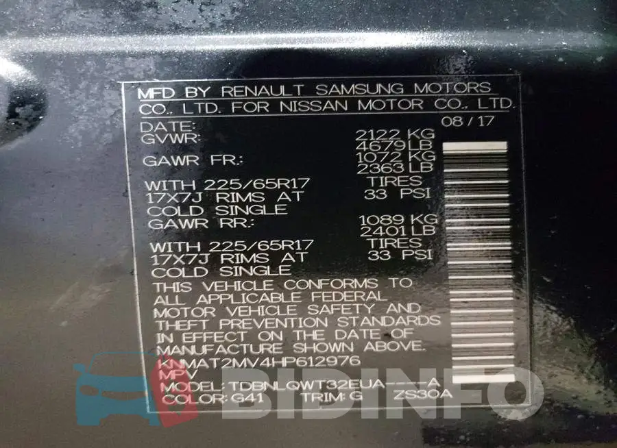 KNMAT2MV4HP612976 Photo# 13