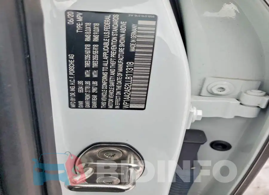 WP1AA2A52LLB11318 Photo# 14