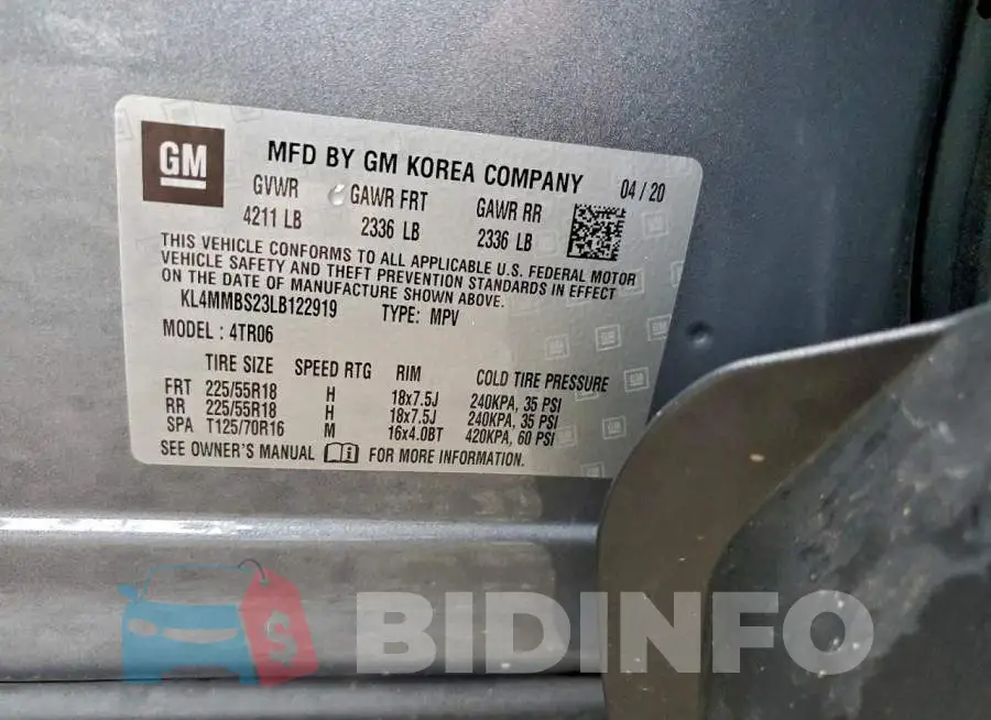 KL4MMBS23LB122919 Photo# 13