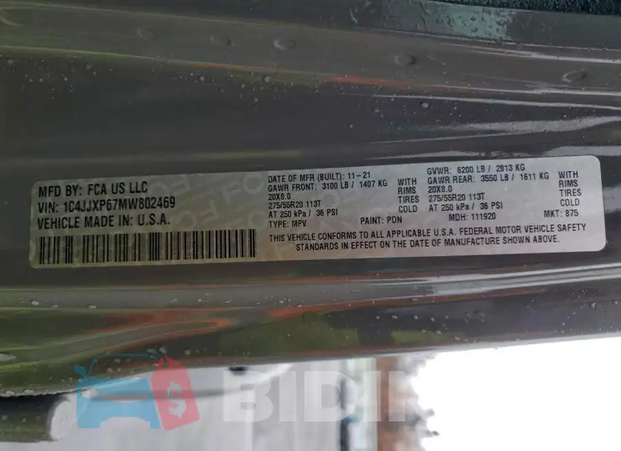 1C4JJXP67MW802469 Photo# 13