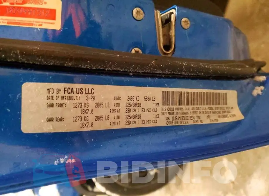 1C4PJMLB5LD619934 Photo# 12