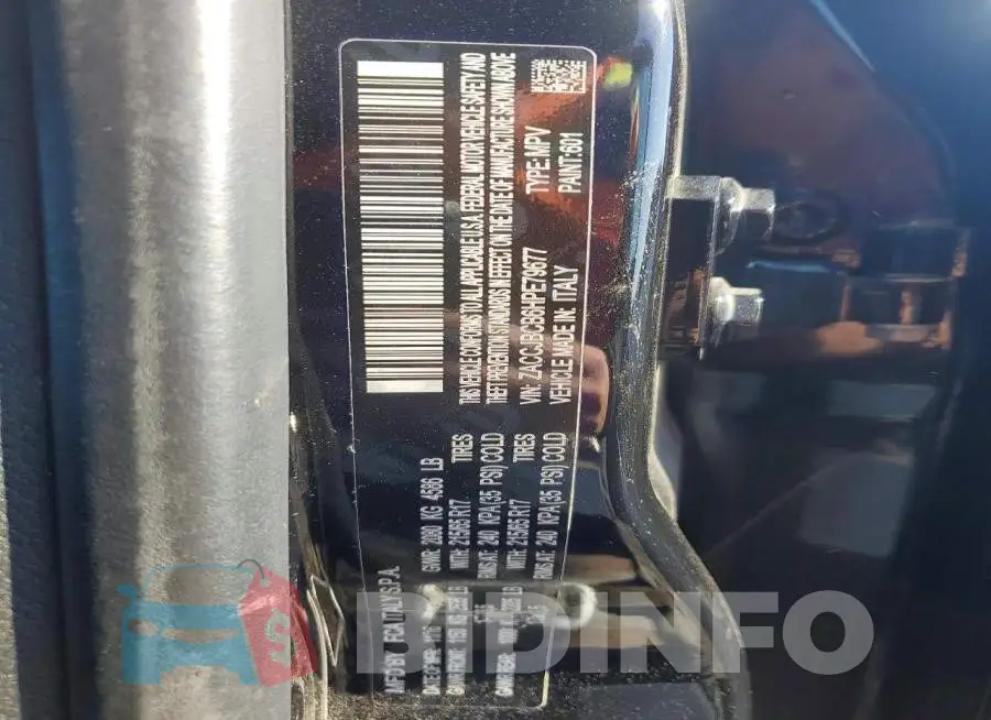 ZACCJBCB6HPE79677 Photo# 14