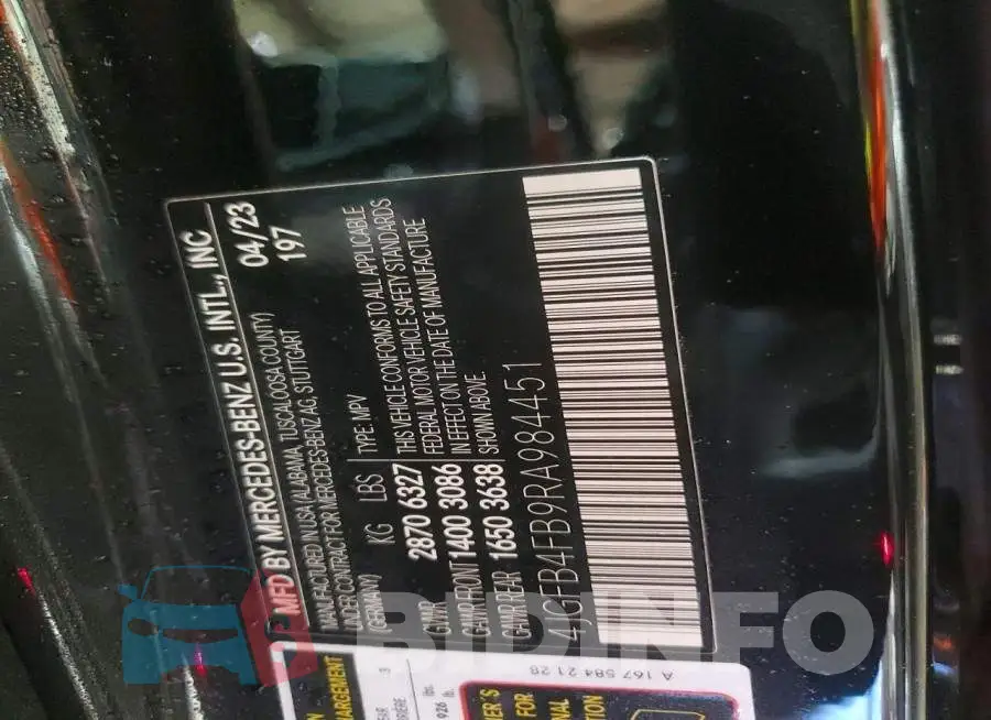 4JGFB4FB9RA984451 Photo# 14
