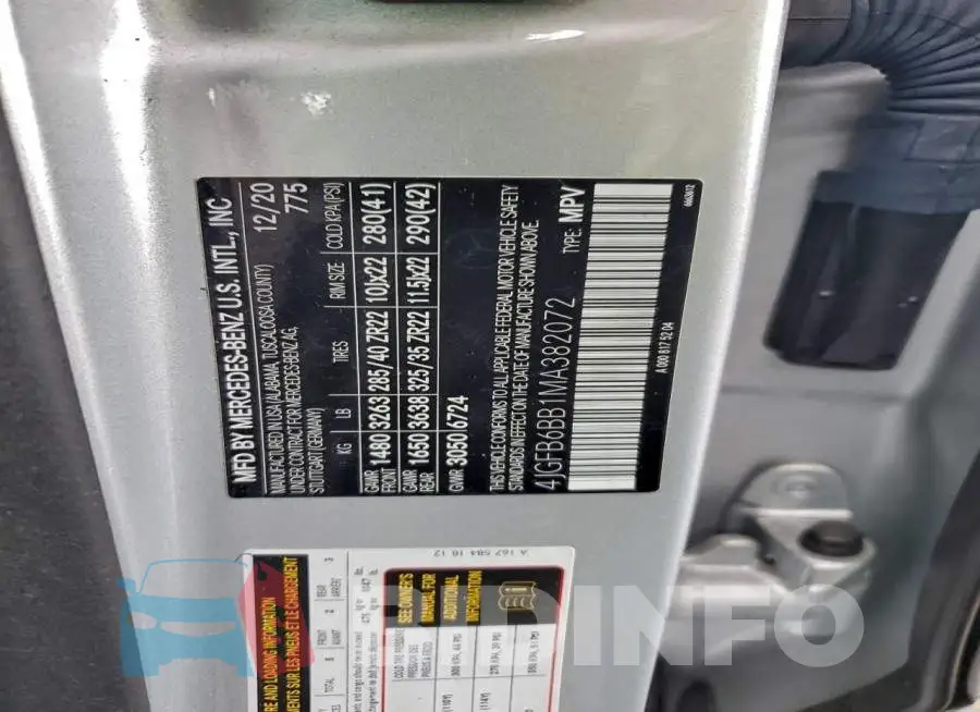 4JGFB6BB1MA382072 Photo# 13