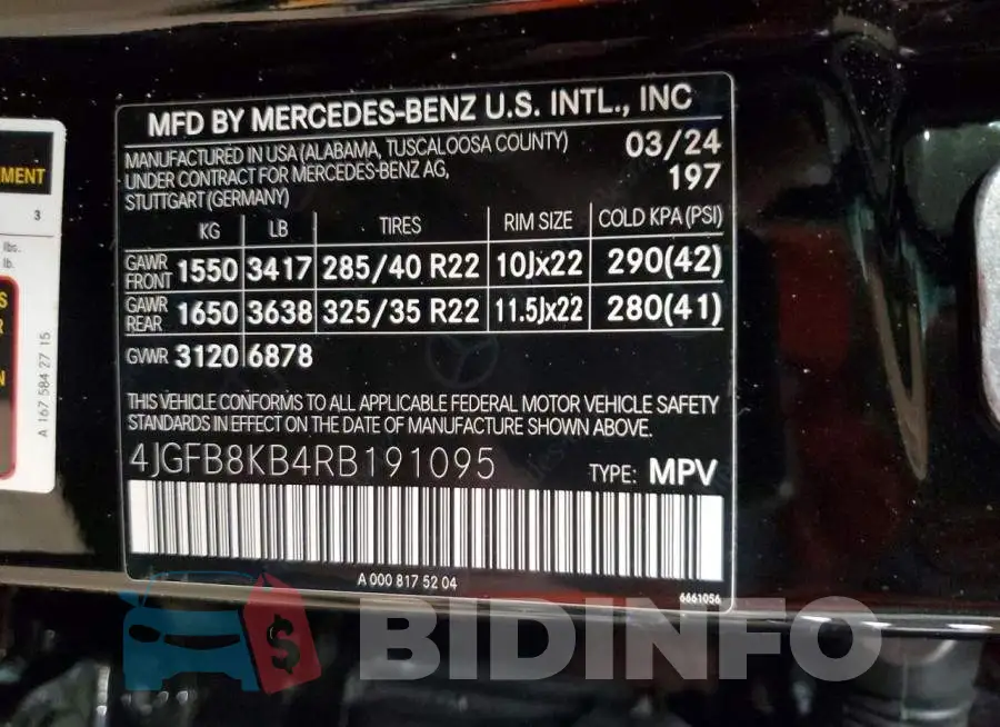 4JGFB8KB4RB191095 Photo# 14