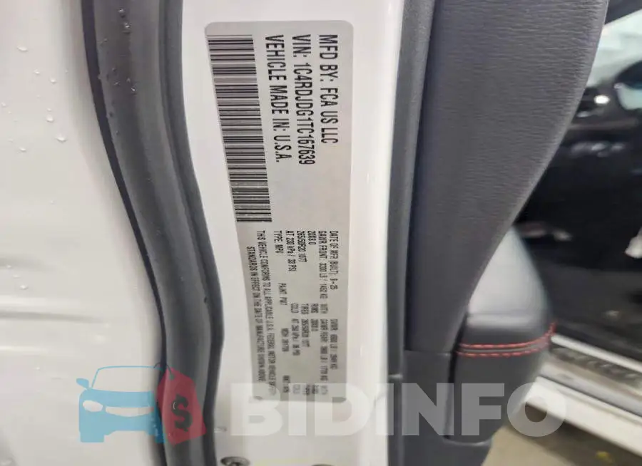 1C4RDJDG1TC167639 Photo# 13