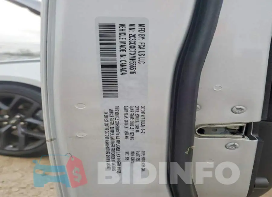2C3CDXCTXMH556516 Photo# 12