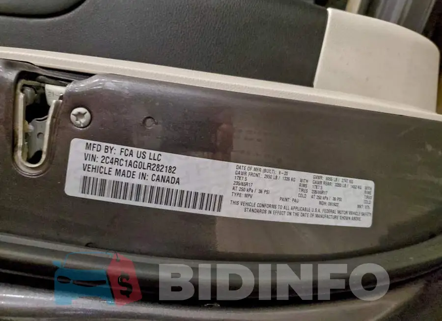 2C4RC1AG0LR282182 Photo# 14