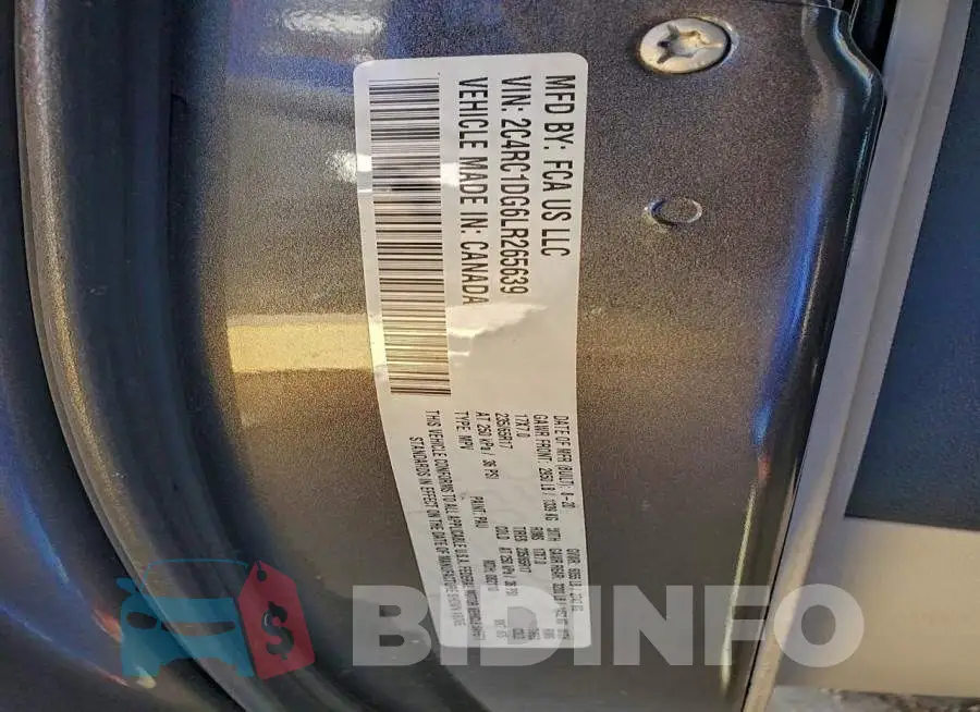 2C4RC1DG6LR265639 Photo# 12
