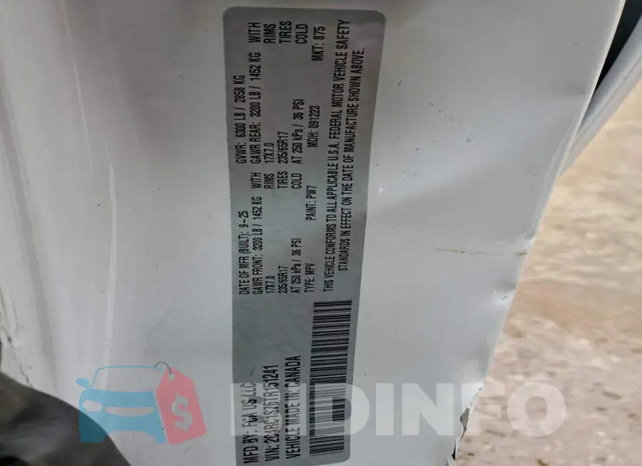2C4RC1S76TR151241 Photo# 13