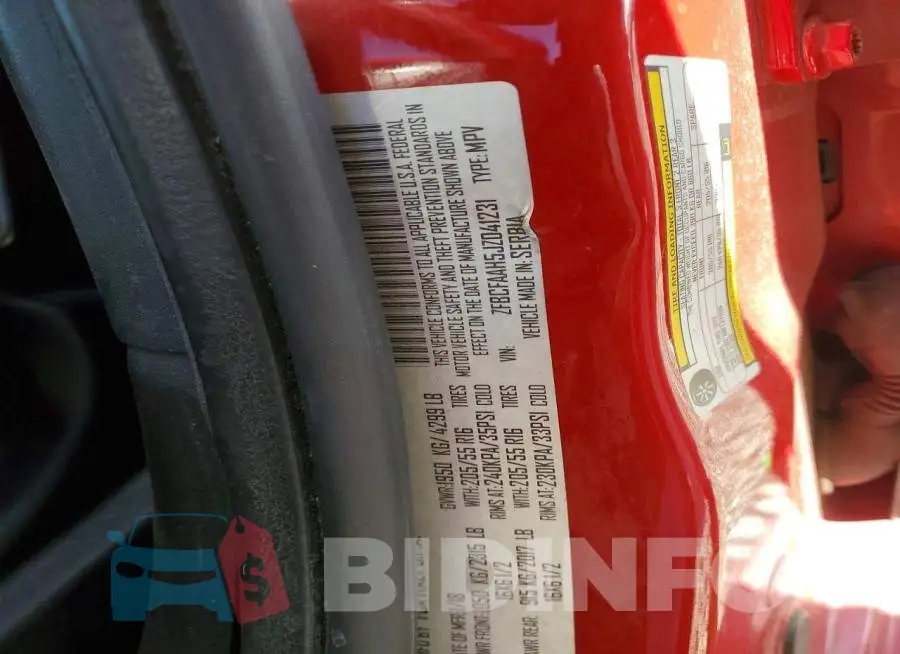 ZFBCFAAH5JZ041231 Photo# 13
