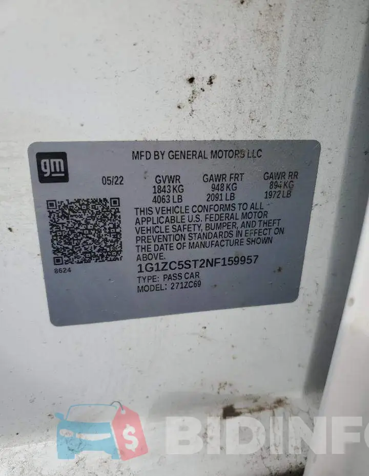 1G1ZC5ST2NF159957 Photo# 12