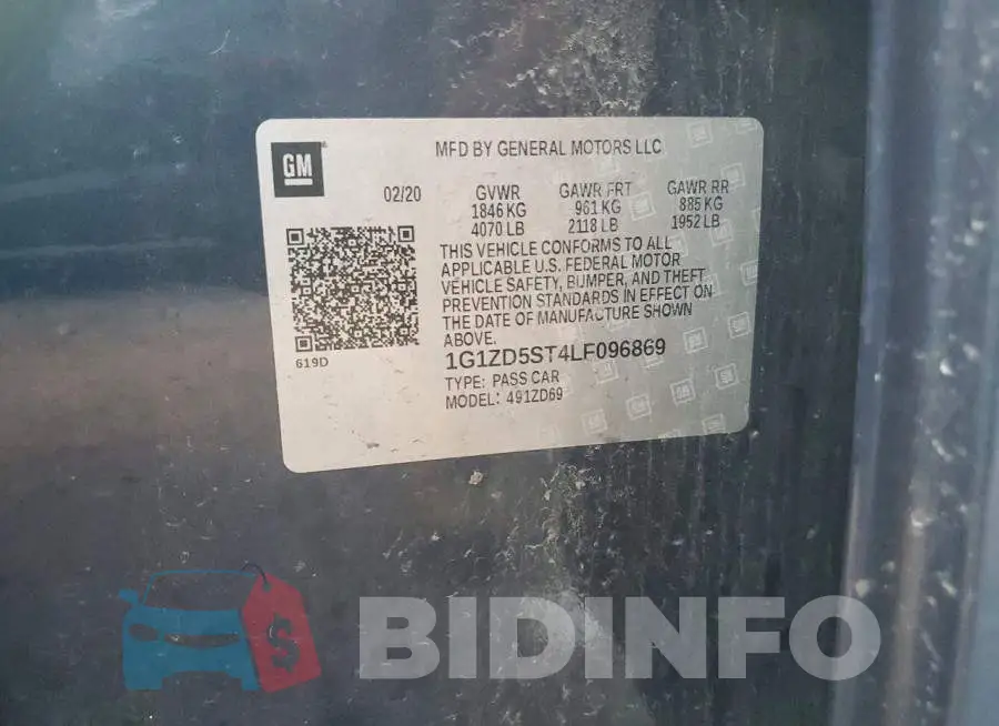 1G1ZD5ST4LF096869 Photo# 12