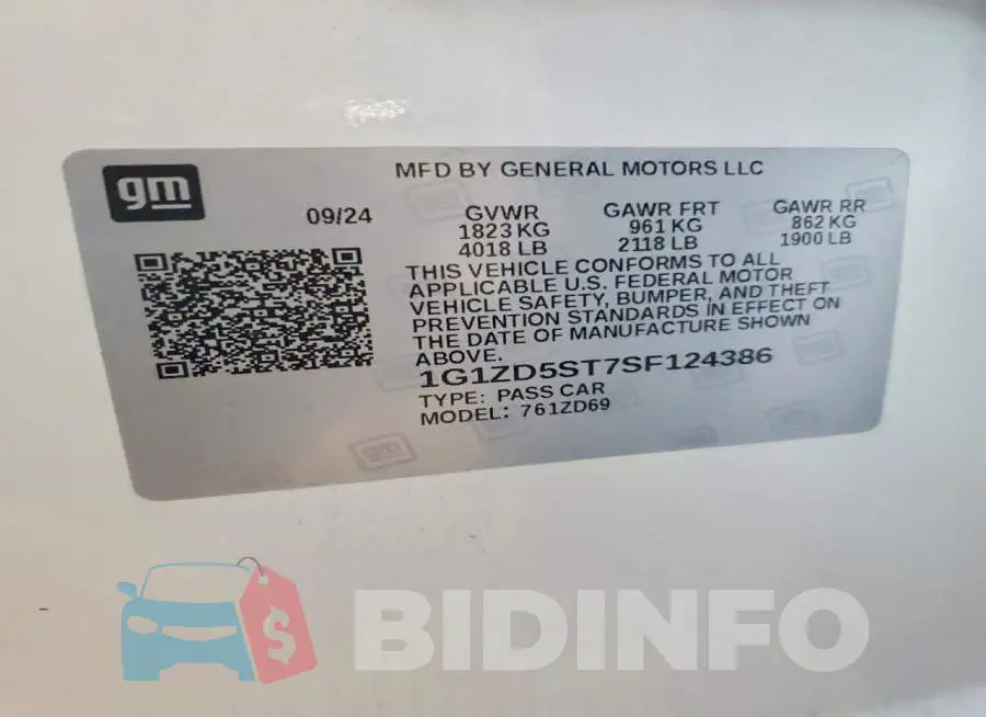 1G1ZD5ST7SF124386 Photo# 12