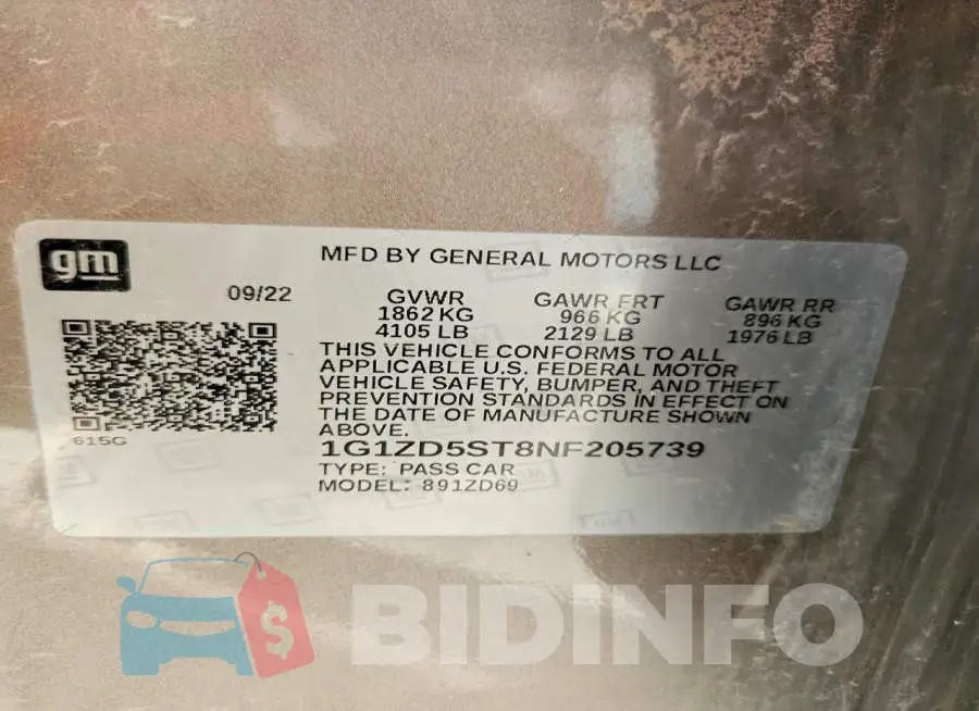1G1ZD5ST8NF205739 Photo# 12