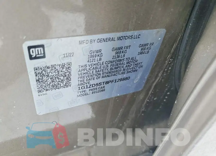 1G1ZD5ST8PF129880 Photo# 12
