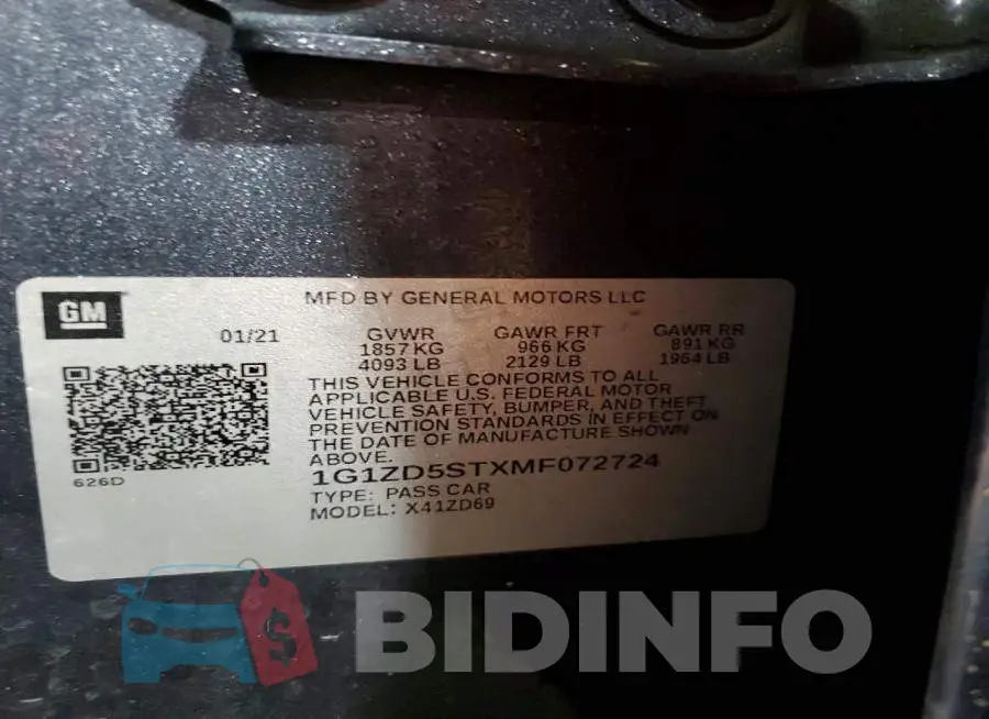 1G1ZD5STXMF072724 Photo# 13