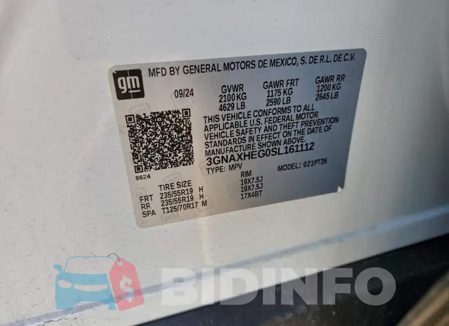 3GNAXHEG0SL161112 Photo# 12