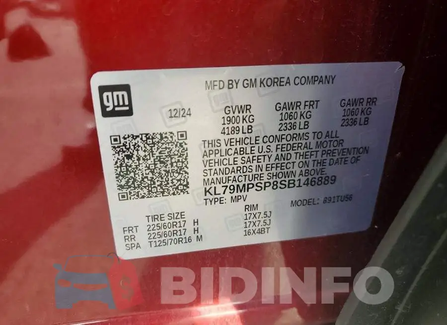 KL79MPSP8SB146889 Photo# 13