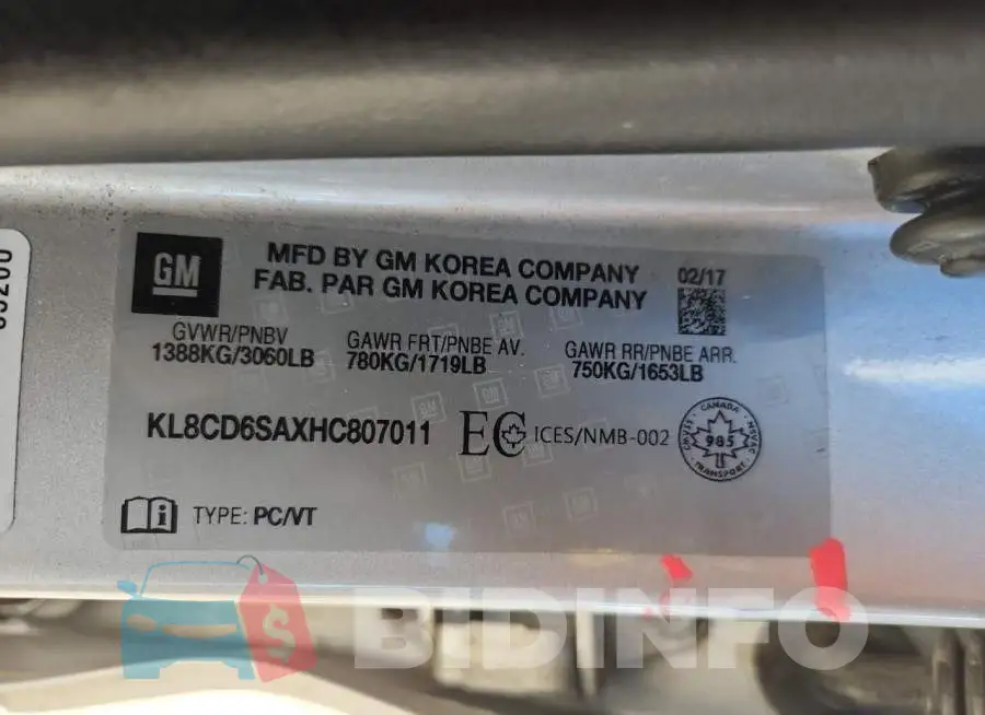 KL8CD6SAXHC807011 Photo# 13