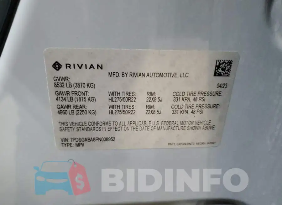 7PDSGABA8PN008952 Photo# 13