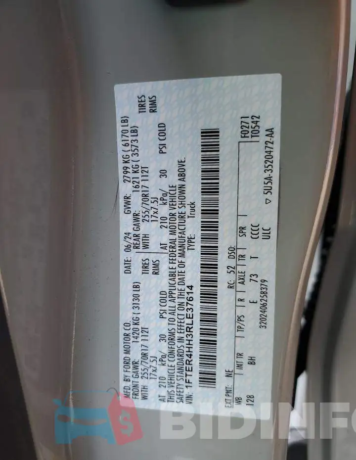 1FTER4HH3RLE37614 Photo# 12