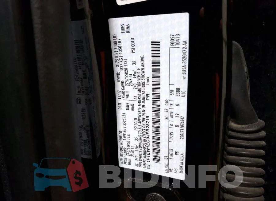 1FTEW1EG9JFB28719 Photo# 12