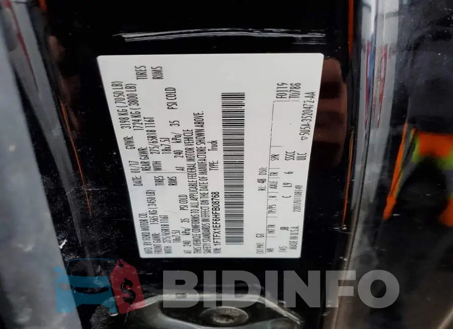 1FTFX1EF6HFB08768 Photo# 12