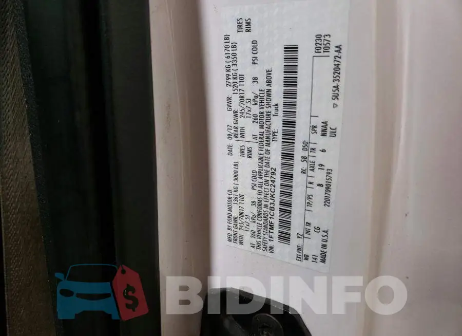 1FTMF1CB3JKC24792 Photo# 12