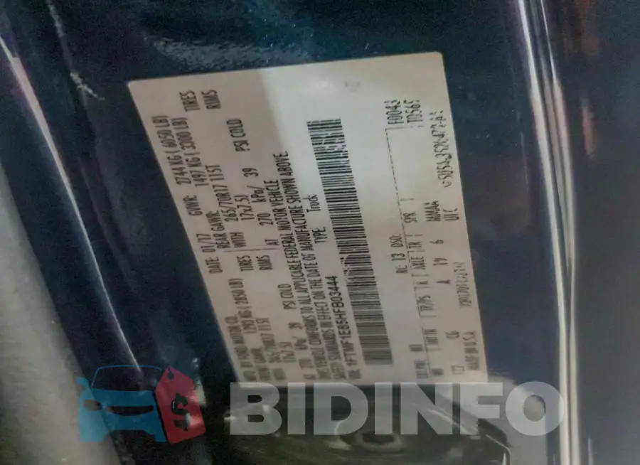 1FTMF1E85HFB03444 Photo# 12