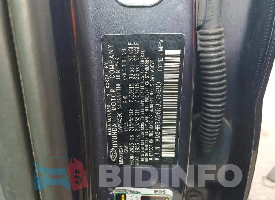 KM8HB3AB6RU178690 Photo# 12