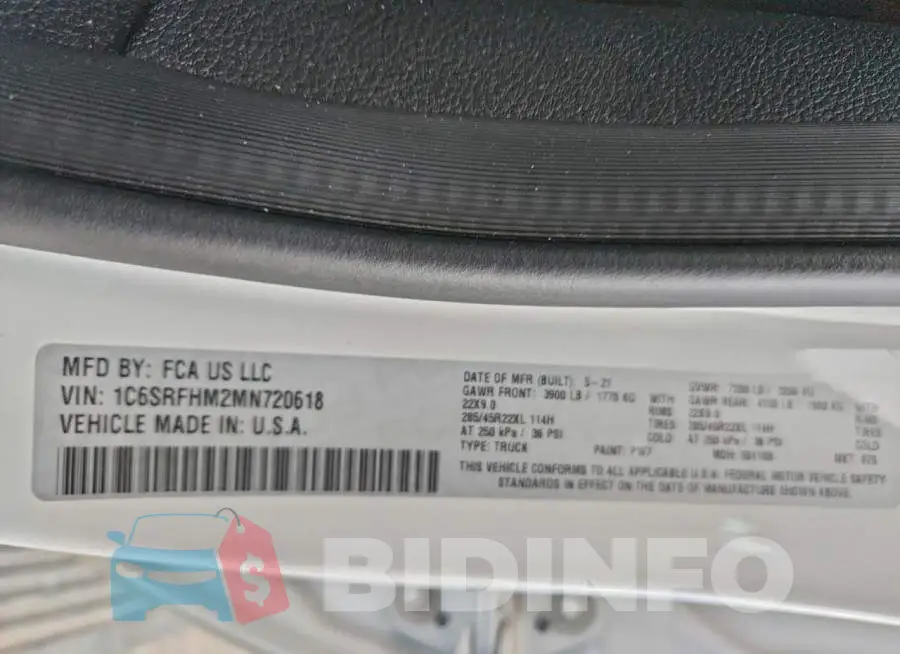 1C6SRFHM2MN720618 Photo# 13