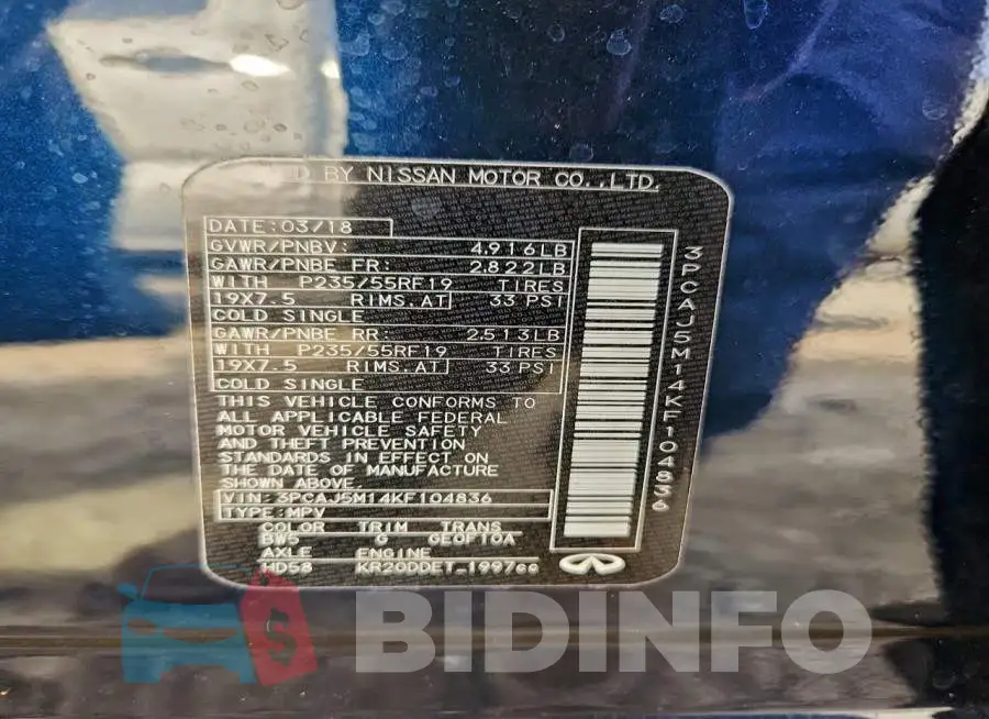 3PCAJ5M14KF104836 Photo# 13