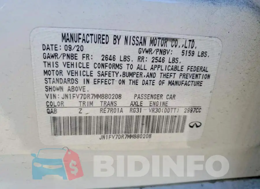 JN1FV7DR7MM880208 Photo# 13