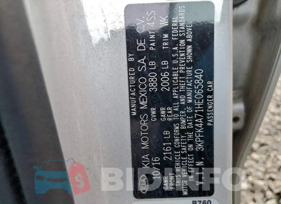 3KPFK4A71HE065840 Photo# 12