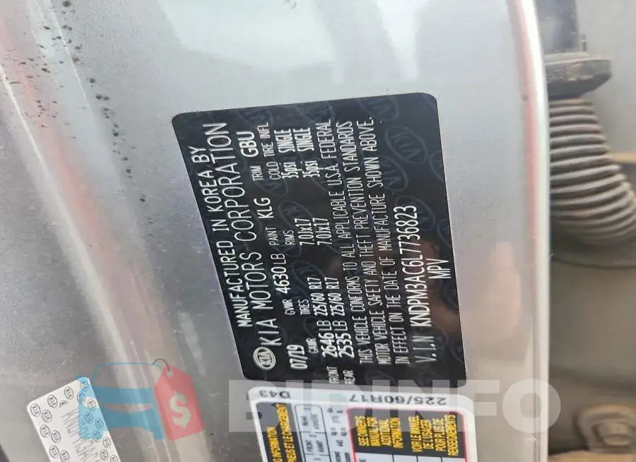 KNDPM3AC6L7736823 Photo# 14