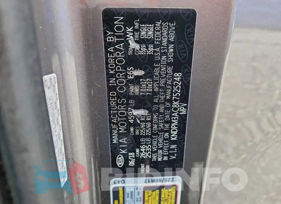 KNDPM3AC8K7525248 Photo# 13