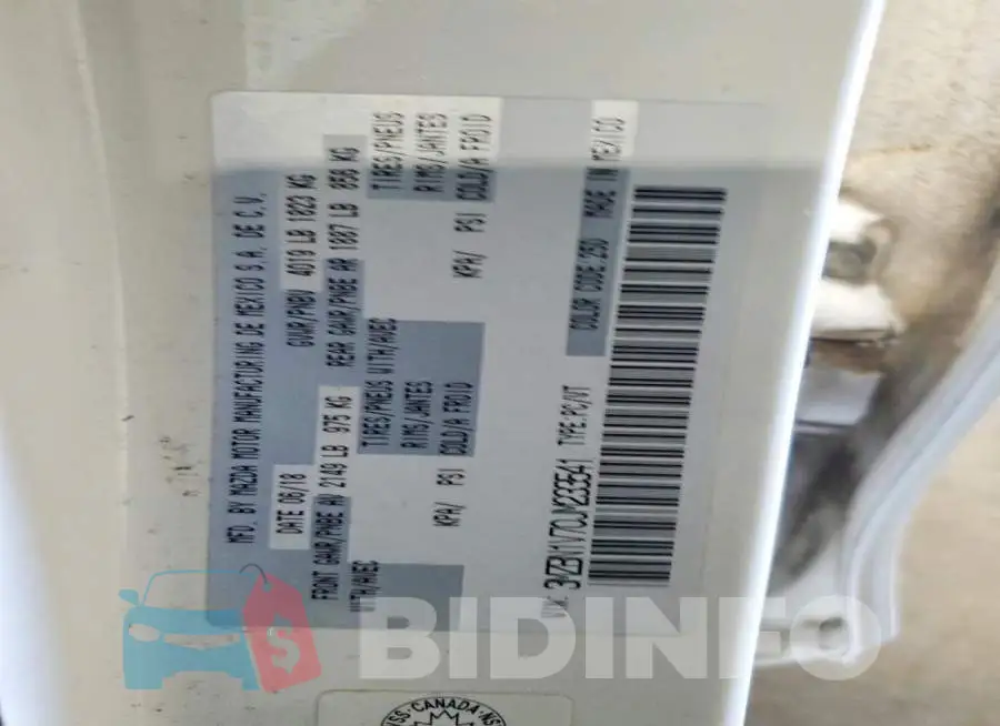 3MZBN1V70JM233541 Photo# 12