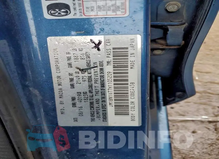 JM1BN1V77H1105209 Photo# 12