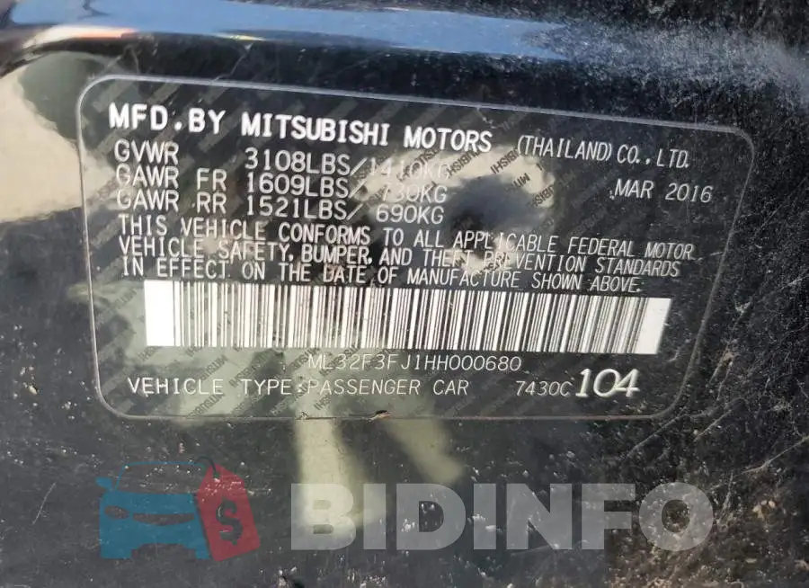 ML32F3FJ1HH000680 Photo# 13