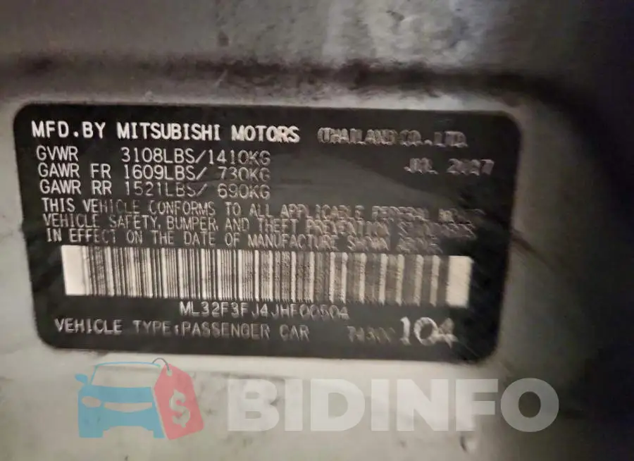 ML32F3FJ4JHF00504 Photo# 12