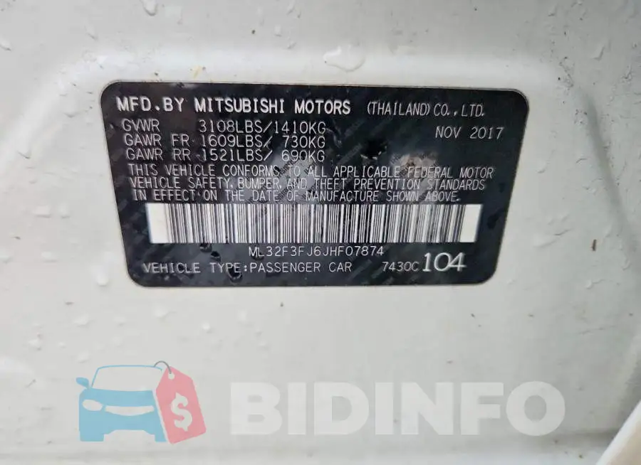 ML32F3FJ6JHF07874 Photo# 12