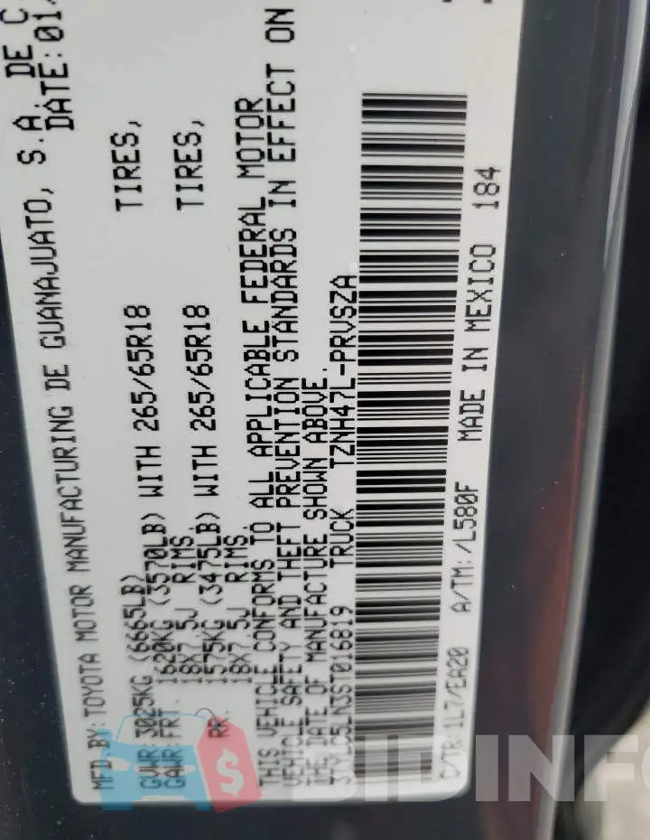 3TYLC5LN3ST016819 Photo# 13