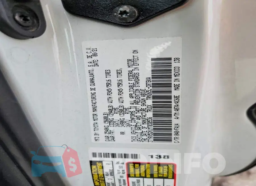 3TYRX5GN1MT030536 Photo# 12