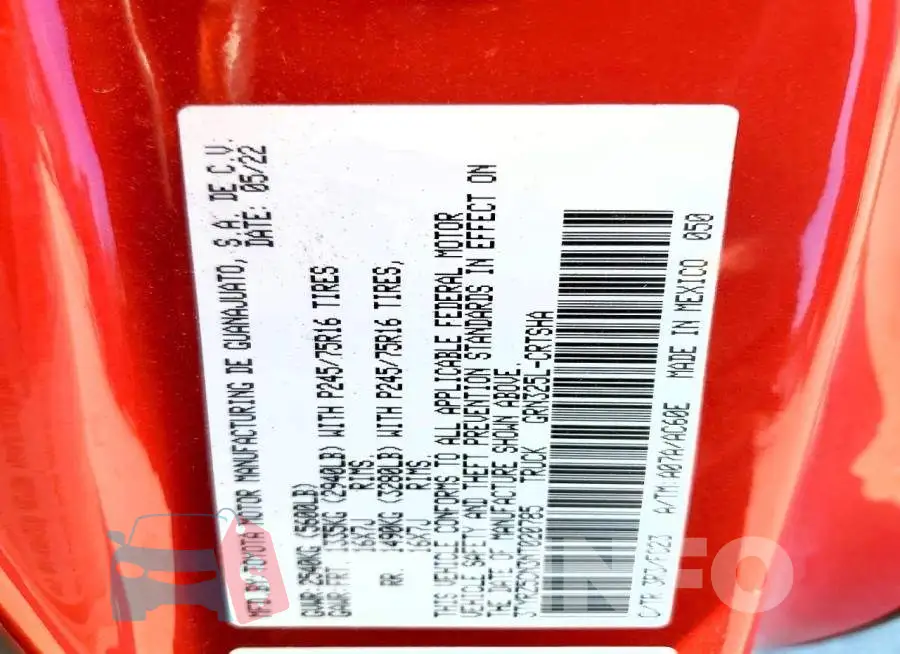 3TYRZ5CN3NT020785 Photo# 13